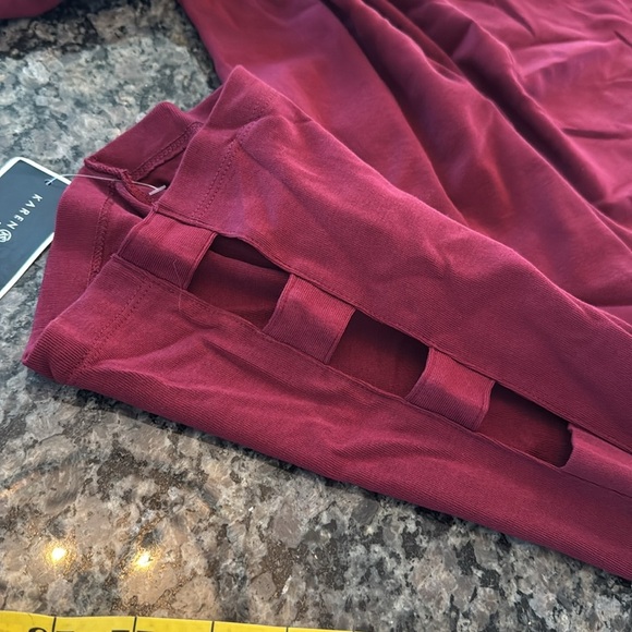 Karen Scott burgundy Core Tshirt NWT 3X - Picture 8 of 11
